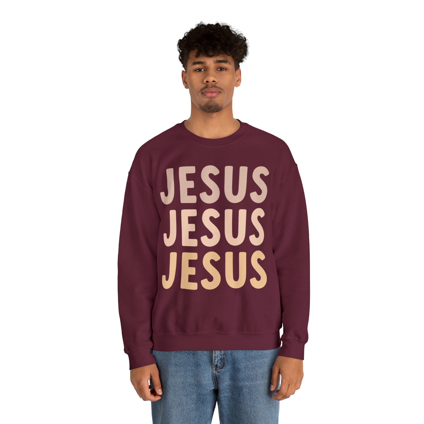 JESUS Unisex Heavy Blend™ Crewneck Sweatshirt